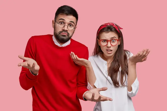 una pareja que tiene dudas de su relación