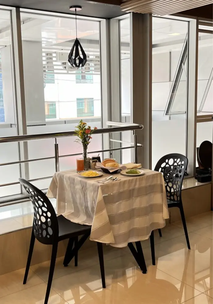 espacio para desayunar