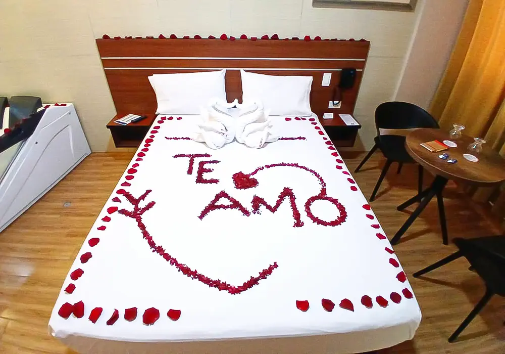 habitación temática romántica